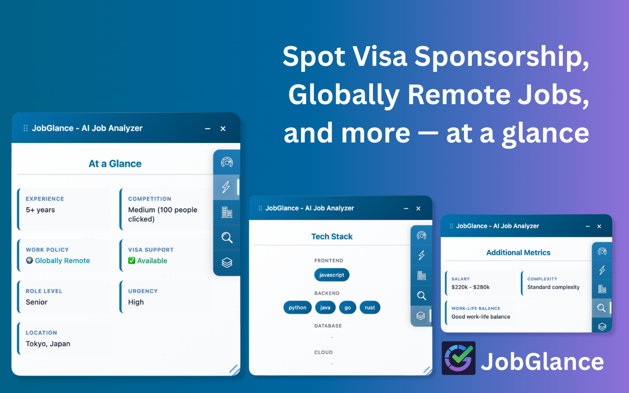 Extracting key job details and highlighting missing resume skills with JobGlance AI job analyzer