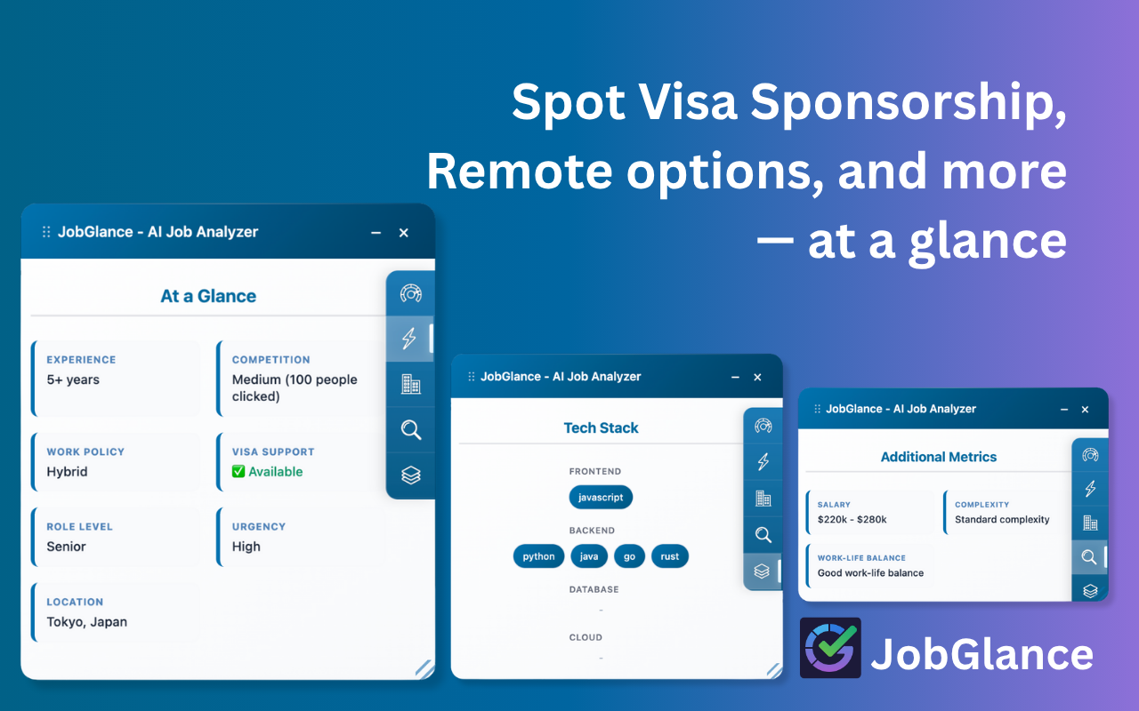 Extract key job details and highlight missing skills