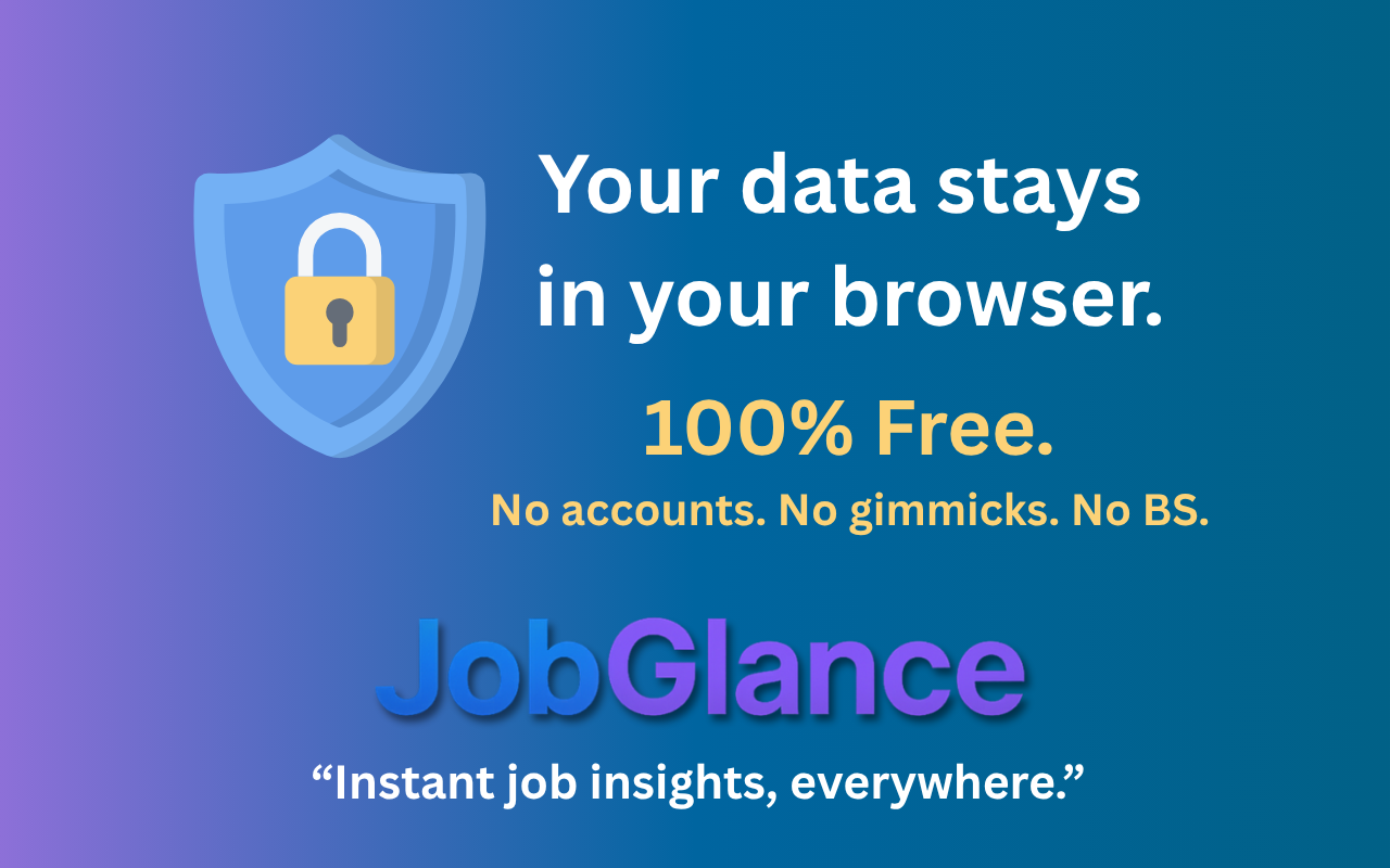 Privacy-first approach - your data stays in your browser